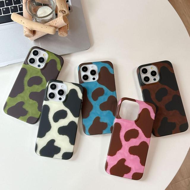 Ins Creative Frosted Milk Grain Full-Cover Phone Case for iPhone 14P/15/16/17 Pro Max