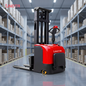 Apilador Eléctrico de Venta Caliente con Posicionador de Horquillas, Desplazador Lateral, Batería de Litio-Ion 48V, Mástil de Dos/Tres Etapas, Poliuretano - Product Image 6