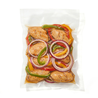 Rouleau de plastique sous vide PE gaufré personnalisé de qualité alimentaire pour salade, aliments pour bébés, lait, gelée, et chewing-gum compatible micro-ondes