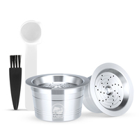 Capsule de café réutilisable Sus304, filtre à café rechargeable écologique pour machine Cafissmoo