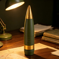Portalápices con forma de concha, estuche para lápices, organizador de escritorio de estilo militar, contenedor de almacenamiento decorativo, decoración para el hogar y la Oficina, regalo