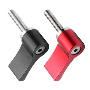 Boutons personnalisés M4M5M6 à tête <span class=keywords><strong>captive</strong></span>, poignée en L, tête en aluminium noir, bouton réglable en T, vis à oreilles - Product Image 6