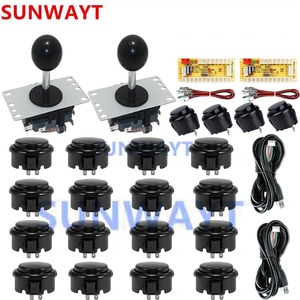 <span class=keywords><strong>Arcade</strong></span> trò chơi DIY Part Kit cho PC MAME Retro Pie 5pin <span class=keywords><strong>Arcade</strong></span> joystick + 30mm 24mm <span class=keywords><strong>Push</strong></span> Buttons + USB Encoder - Product Image 3