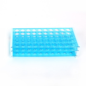 Dingpo 50 Well Test <b>Tube</b> Rack 13mm 16mm 18mm Three Layer Laboratory Medical Use - Product Image 1
