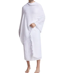 XIAOAO 100% coton Ihram pour le Hajj et la Omra, Ahram pour les hommes pour le <span class=keywords><strong>Haj</strong></span> et la Omra spécial - Product Image 3