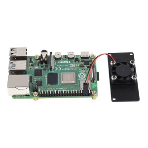 Boîtier en alliage d'aluminium de qualité industrielle dédié à la Raspberry PI 4, avec ventilateur de refroidissement/dissipateur thermique - Product Image 4