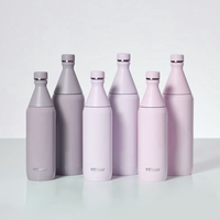 Bouteilles d'eau sous vide en acier inoxydable écologiques de 20oz YEWAY différentes bouteilles thermos à boire toute la journée