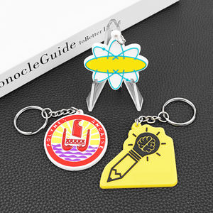 Cadeau d'affaires promotionnel Logo personnalisé 3D PVC porte-clés en caoutchouc souple personnalisé durable écologique non toxique - Product Image 6