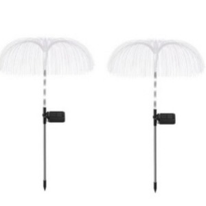Lámpara Solar de Fibra Óptica con Forma de Medusa, Luz de Jardín Impermeable con Diseño de Diente de León para Decoración de Paisajes y Caminos - Product Image 4