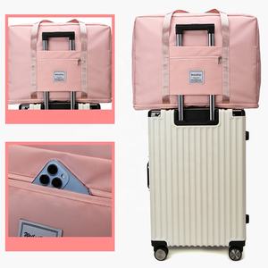 8 Colors Expandable Large Extensible Scalable Expandable Tote Weekender Overnight Women Cabin <strong>Travel</strong> <strong>Bag</strong> with <strong>Trolley</strong> Sleeve - Product Image 2