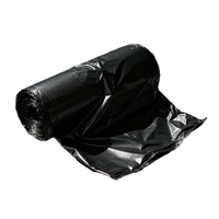 Sacs poubelles biodégradables à soufflets latéraux en PE/matériau compostable, logo personnalisé, fourniture directe usine