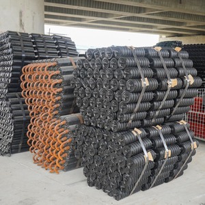 بكرة مطاطية شديدة التحمل للاستخدام في أنظمة ناقل التعدين بتصميم مقاوم للصدمات - Product Image 1