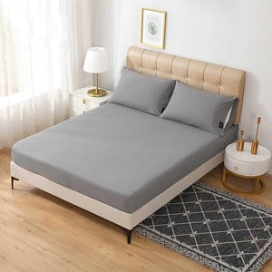 95% Cotton and 5% Silver Fiber Conductive Earthing <strong>Grounding</strong> Plaid <strong>Bedsheet</strong> for Better Sleep Quality - Product Image 2
