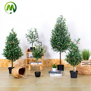 Nuevo Olivo Artificial de Interior, Bonsái de Plástico con Hojas de Seda, Plantas de Olivo Ornamentales para Vestíbulo y Jardín - Product Image 3