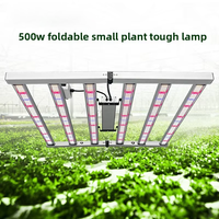 Lampu Tumbuh Tanaman LED 500W Lipat Mini Tenda IP54 Spektrum Penuh UK untuk Bunga dalam Pot