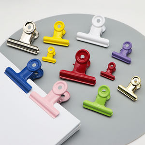 Haute qualité multicolore 22mm 32mm 38mm 50mm 63mm 75mm acier inoxydable métal bouledogue clip facture clip fichier clip - Product Image 5