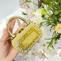Sac Tendance 2025 Nouveau Sac à Main en Strass Design Unique Sac de Soirée Haut de Gamme Élégant et Luxueux avec Ornements en Diamants