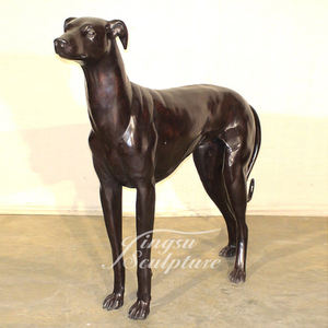 Statues de chiens lévriers en bronze de conception célèbre - Product Image 2