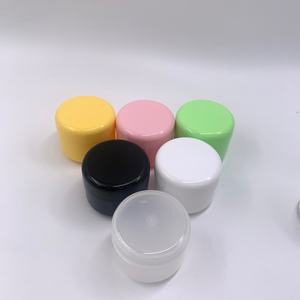 บรรจุภัณฑ์เครื่องสำอางสีสันสดใส เป็นมิตรกับสิ่งแวดล้อม ขนาด 10 กรัม 20 กรัม 50 กรัม 100 กรัม 150 กรัม  กระปุกครีมพลาสติก PP สำหรับครีมทาหน้า - Product Image 1