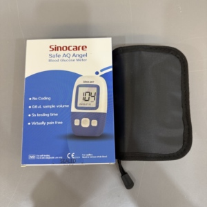 Medidor de Glucosa en Sangre <span class=keywords><strong>Sinocare</strong></span> Safe AQ Angel con 50 Tiras Reactivas, Kit de Prueba de Glucosa Ligero - Product Image 5