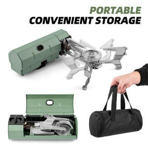 Réchaud à gaz de <span class=keywords><strong>camping</strong></span> portable pliable, réchaud à cassette pour la randonnée en plein air, la cuisine en voyage, réchaud à gaz portable au <span class=keywords><strong>butane</strong></span> - Product Image 5