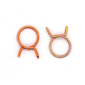 Collier de serrage double oreille galvanisé à tension constante pour conduite de carburant de bateau - Product Image 5