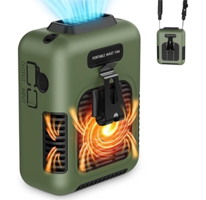 Ventilador Personal sin Aspas Socool con Batería de 8000mAh, Portátil, con Clip para Cintura, Multifuncional, con Trípode para Exteriores, para Mesa, Auto y Hogar - Product Image 1