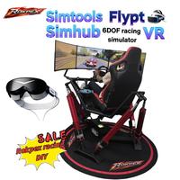 Plataforma de Movimiento para Simulación de Vuelo 6DOF con Sistema de Movimiento para Carreras de Coches de Metal, Plataforma Mini 6DOF Vari Motion