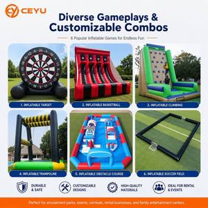 Ceyu Trampoline <span class=keywords><strong>Gonflable</strong></span> Commercial avec Harnais de Saut Bungee et Arche, Combo Bouncer pour Enfants et Adultes, Idéal pour Fêtes en Jardin, Location et Vente en Gros - Product Image 4