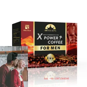Men X energy Power Coffee maca Instant Natural herbal Tongkat Ali black power coffee for man winstown