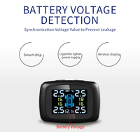 2025 TY008 Real-time ban mobil nirkabel, pemantik api tekanan ban mobil sistem Monitor TPMS dengan 4 Sensor eksternal layar LCD