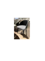 Chaise de salle à manger rembourrée moderne, style nordique, chaise de cuisine confortable, pieds en métal