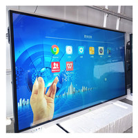 Écran tactile multi-touch intelligent 55 65 75 86 pouces, PC OPS intégré, tout-en-un, panneau TV électronique, tableau blanc interactif 75 pouces