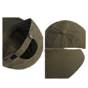 Unisex <b>Baseball</b> <b>Cap</b> Solid Color Cotton Breathable Curved Brim All Season Hat - Product Image 4