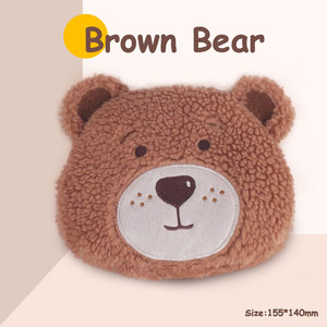 Coussin <span class=keywords><strong>chauffant</strong></span> pour enfants avec motif d'animaux mignons - Graines <span class=keywords><strong>de</strong></span> <span class=keywords><strong>lin</strong></span>, soulagement <span class=keywords><strong>de</strong></span> la douleur et des flatulences, nouvelle arrivée 2026 - Product Image 2