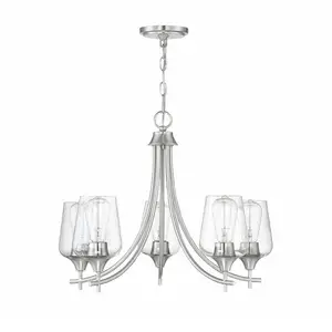 Candelabros modernos de diseño grande para sala de estar y comedor, lámparas colgantes de cristal transparente, accesorios de iluminación