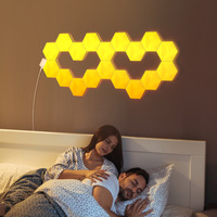 Éclairage CL OEM ODM Smart Control Multicolore RVB DIY Lampes LED Hexagonales de Gaming à Couleurs Magiques