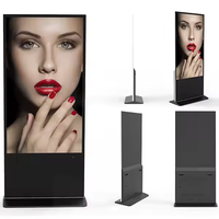 Pantalla Táctil Vertical de 55 Pulgadas, Kiosco de Señalización Digital LCD, Equipo de Reproducción Publicitaria
