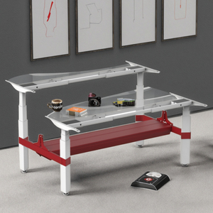 Estructura de Escritorio de Pie Moderna ZGO con 4 Patas y Motores Dobles, Diseño Inteligente para Dormitorio, Doble la Producción, Doble la Diversión - Product Image 1