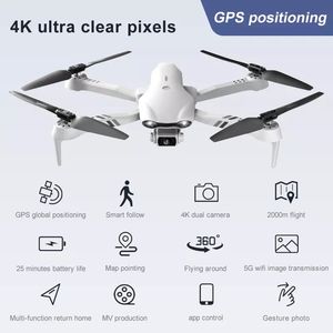 Drone RC F10, facile à utiliser pour les débutants, pliable, avec caméra HD, télécommande, transmission 2 km, pour enfants - Product Image 6