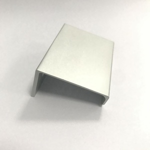 Natural Aluminum Furniture Cabinet Cabinet <strong>Door</strong> Hidden Aluminum Alloy Edge <strong>Finger</strong> Pull Hand - Product Image 6