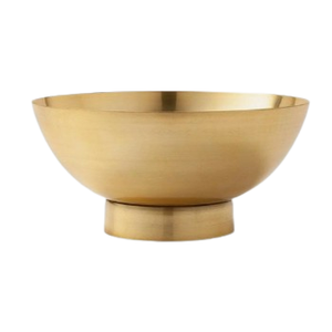 Surface polie de bol de fruits de piédestal plaqué or en métal rond exquis pour le restaurant à la maison Gifiting les bols de service décoratifs - Product Image 4