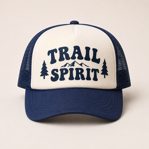 Gorra de béisbol tipo trucker de 5 paneles con logo impreso personalizado de alta calidad, gorra de malla premium con cierre a presión para adultos - Product Image 3