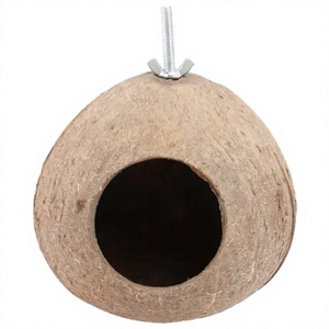 Casa de hámster de coco sostenible y artesanía/casa de pájaros de coco/casa de coco de concha de Pájaro por Eco2go Vietnam - Product Image 1