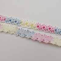 Bande élastique décorative colorée pour sous-vêtements, sangle en nylon extensible pour la confection de textiles de maison DIY