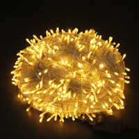 Guirlande lumineuse LED en plastique, étanche IP65, effet ciel étoilé, télécommande, 10 m de long, pour Noël, les fêtes et l'éclairage de rue