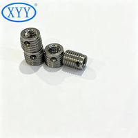 Three Hole Self-tapping Insert 307 / 308 TC4 Titanium Alloy High Temperature & Corrosion Resistant Thread Repair Sleeve