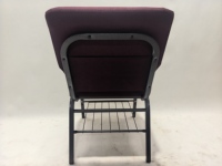 Vente en gros Meilleur Prix Gris/Argent Veine Enduit Tissu Empilable Église Auditorium Chaise pour Théâtre École Hôpital Cinéma Utilisation