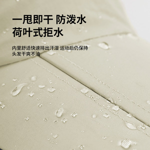 AIGEFMM Men's Outdoor 360 Degree Sun Protection Hat Tri Fold Fishing Hiking UV Protection Quick Dry Breathable Solid Color - Product Image 3