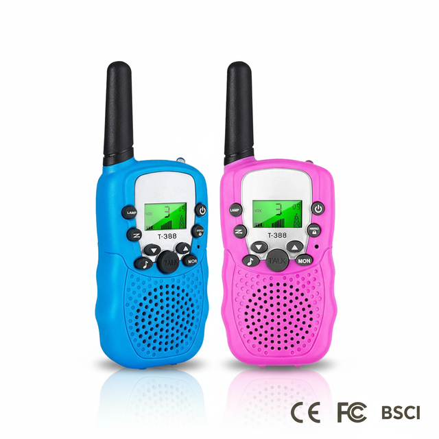 Kids Gift Walkie Talkie 3KM Long Range 22CH  Flashlight Portable Mini Talkie  Walkie for Camping Hiking Family Toy